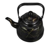 Bouilloire Vintage en Émail 1,7 L Sifflante pour Cuisinière | Acier Inoxydable, Usage Polyvalent, Compatible Induction, pour Hôtels et Restaurants, Style Rétro Élégant
