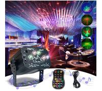 Boule a Facette, Boule Disco avec Télécommande et Sans Fil Câble, Commande Vocale Lampe de Scène, Lumiere Disco 360° [2]
