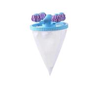 Boule À Lessive Avec Filtre Domestique, 8 Pièces pour Sèche-linge | Machine à laver filtre à charpie flotteur sac filtrant élimination des peluches nettoyage boule à linge(Blue-B)