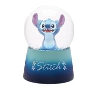 Widdop Boule à neige Disney Icon Lilo et Stitch 12 x 12 cm Rouge/Rose/Violet avec boîte cadeau