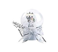 Boule à neige lumineuse tactile avec Père Noël chantant