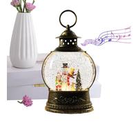 Boule À Neige Musicale De Noël Décoration ornementale alimentée par USB ou