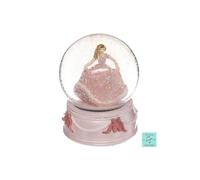 Boule à Neige Musicale Princesse 14cm Rose