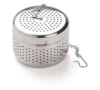 Boule À Thé Dammann Cylindrique En Inox Chromé