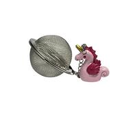 Boule à thé en inox avec une breloque en forme de Licorne des mers