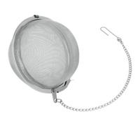 Metaltex Boule à thé et à épices 7,5 cm Inox, tamis fin avec chaîne