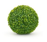 Boule de buis synthétique Buxus, Fausse Plante - Ameublement de jardin - Vert (28 cm)