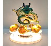 Boule de Dragon Shenron boule de cristal led bricolage veilleuse Dragon boule Z lampe USB puissance Shenlong Dragon balle Sup Label