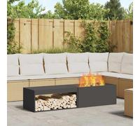 Boule de feu Acier patiné Braise extérieure Foyer patio pour jardin vidaXL vidaX
