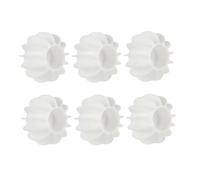 Boule de machine à laver anti-enroulement boule de sèche-linge réutilisable pack de 6 Blanc