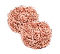 Boule De Nettoyage en Cuivre - Brosse De Nettoyage en Fil Decuivre pour Cuisine - Eponge Cuivre pour Nettoyer Vaisselle, Casseroles, Poêles, Four Grille, Salle De Bain