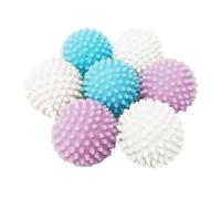 Boule De Nettoyage Lessive 12 Pièces pour Sèche-linge | Rouleau à billes Concave et convexe, boule à lessive anti-enroulement, boule de nettoyage anti-nœuds spéciale(4CM)