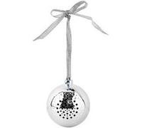 Callstel Boule de Noël avec bluetooth et haut-parleur intégré - Argent