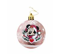 Boule de Noël - Minnie Mouse - Lucky - Lot de 10 - Rose - Plastique - Ø 6 cm