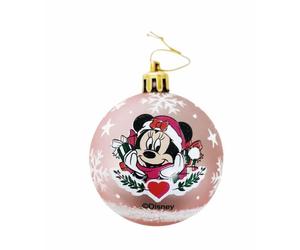 Boule de Noël - Minnie Mouse - Lucky - Lot de 10 - Rose - Plastique - Ø 6 cm