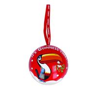 Boule de Noël officielle Guinness Toucan avec Guinness Caramel à l'intérieur