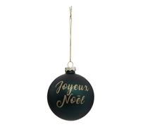 Boule de Noël Paillettes Nouvelle Orléans 8cm Vert