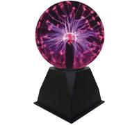 Boule De Plasma 5 Pouces - Lampe Ionique Tactile Et Vocale - Effet Éclair Rouge - Décoration Science ACCESSOIRES FABRICATION MAISON