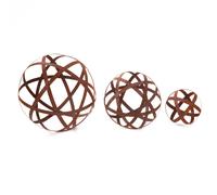 Boule de rouille inox boule décorative boule 20-40 cm bande fer décoration ja...