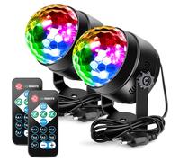 Boule Disco 2 Pack avec télécommande, lumières stroboscopiques DJ