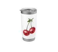 Boule disco cerise Gobelet isotherme en acier inoxydable double paroi
