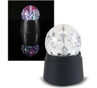 Boule disco Cheetah à Led avec rotateur intégré