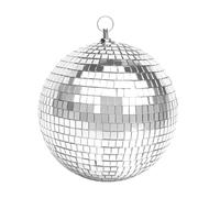 Boule Disco extérieure réfléchissante en argent, décoration de vacances, ac