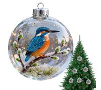 Boule d'oiseaux Ornements de Noël Ornement de vacances Animal Arbre Orn | Boules d'oiseau aigle colibri pour maison, appartement, salon, cheminée, fenêtre, mur, rétroviseur de voiture