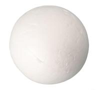 Boule en mousse de polystyrène solide blanche pour modélisme, travaux manuels, décorations de gâteaux, projets scolaires, décorations de bricolage (7 cm)