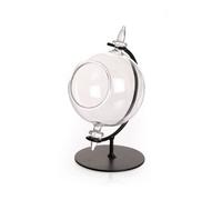 Boule En Verre Ouverte 8cm Avec Support