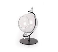 Boule en Verre Ouverte 8cm avec Support - Graine c