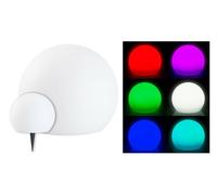 Boule lumineuse à LED solaire télécommandée RVBB / 60 lm / IP67 / Ø 20 cm - Lun
