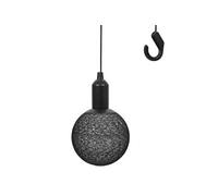 - Boule lumineuse à suspendre noire