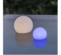 Boule lumineuse sans fil flottante LED multicolore dimmable BOBBY ∅40cm avec télécommande et socle à induction
