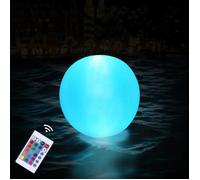 Boule Lumineuse Piscine Flottante, Exterieur Lampe Flottante Piscine Solaire, 40 Cm, Jardin Led Eclairage Decorative Lumiere Ip67