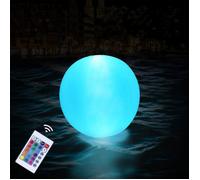 Boule Lumineuse Piscine Flottante, Exterieur Lampe Flottante Piscine Solaire, 40 Cm, Jardin Led Eclairage Decorative Lumiere Ip67