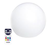 Boule lumineuse sans fil flottante LED multicolore dimmable BOBBY ∅40cm avec télécommande et socle à induction