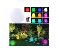 Boule lumineuse sans fil - LUNARTEC - LED RVBB - 16 couleurs - Télécommande - Intérieur/Extérieur
