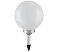 Boule lumineuse solaire boule de jardin lampe solaire LED décoration de jardin boule solaire pour extérieur 25 cm, durée d'éclairage env. 6-8 heures, H 65 cm