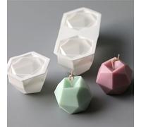 Boule Magique Cube Géométrique En Forme De Bougie, Moule En Silicone, Losange, Outil De Bricolage, Savon Géométrique, Artisanat Fait À La Main