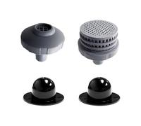 Boule oculaire d'entrée de piscine - Raccords compacts directionnels de 32 mm - Pièces de rechange de piscine, pour le nettoyage du sol, le débit d'eau, l'extérieur, le jardin, la terrasse, la