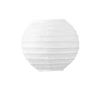 Boule Papier Blanc 10cm - Lampion Papier en Papier de Riz - Lanterne Japonaise Blanc pour Décoration de Mariage, Anniversaire, Fêt