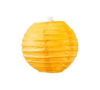 Boule Papier Orange 10cm - Lampion Papier en Papier de Riz - Lanterne Japonaise Orange pour Décoration de Mariage, Anniversaire, Fêtes