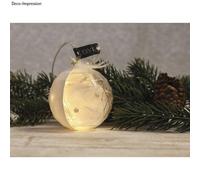 Boule Plastique, En 2pces,Facettée,8cm