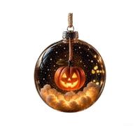 Boule pour déco Halloween 8cm Noire Plastique Suspendue Boule(Halloween Ball B)