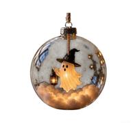 Boule pour déco Halloween 8cm Noire Plastique Suspendue Boule(Halloween Ball G)