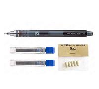 Boule Uni Kuru Toga 0,5 mm - à aiguiser Crayon Mécanique - Fumée - Corps - 24 - Sans Câbles et sans 5 gommes