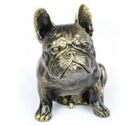 Bouledogue français I - statuette de chien, chien assis de table, décoration de salon pour les amoureux des chiens par Art-Dog