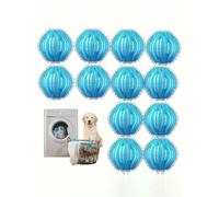 Boules anti-poils pour le linge, boules de lavage moelleuses - anti-boulochage, boules de nettoyage pour machine à laver, collecteur de peluches réutilisable et durable, garde les vêtements et la lite