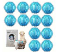 Boules anti-poils pour le linge, boules de lavage moelleuses - anti-fourrure, boules de nettoyage pour machine à laver, collecteur de peluches réutilisable et durable, garde les vêtements et la literi